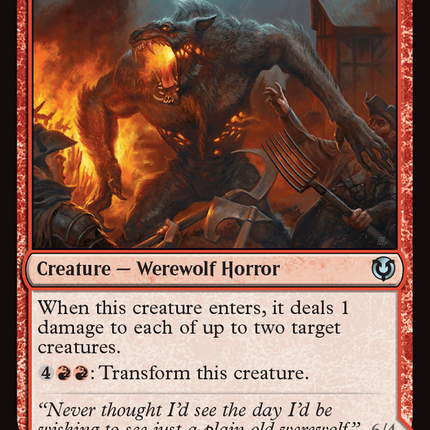 Smoldering Werewolf [Innistrad Remastered] Foil