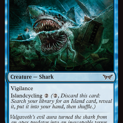 Daggermaw Megalodon [Duskmourn: House of Horror] Foil