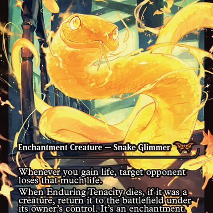 Enduring Tenacity (Showcase) [Duskmourn: House of Horror] Foil - Japanese