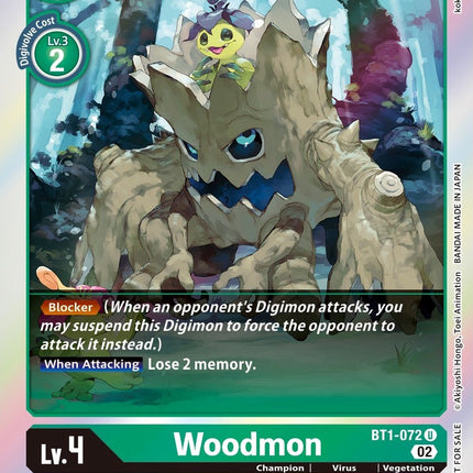 Woodmon [BT1-072] (Official Tournament Pack Vol. 6) [Release Special Booster Promos]