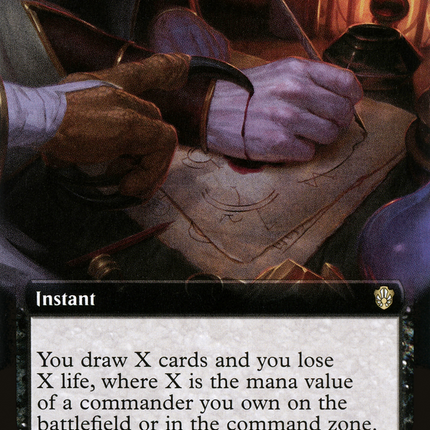 Stinging Study (Extended Art) [Commander 2021]