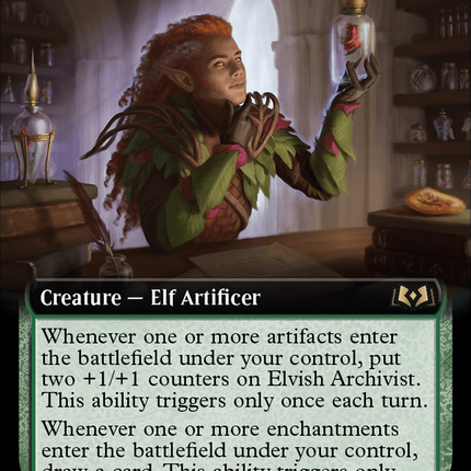 Elvish Archivist (Extended Art) [Wilds of Eldraine]
