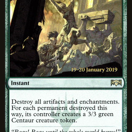 Rampage of the Clans [Ravnica Allegiance Promos] Prerelease Foil