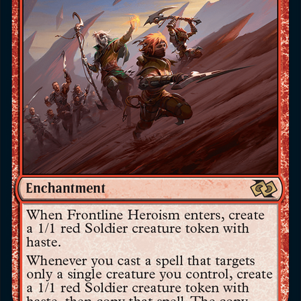 Frontline Heroism [Foundations Jumpstart] Foil