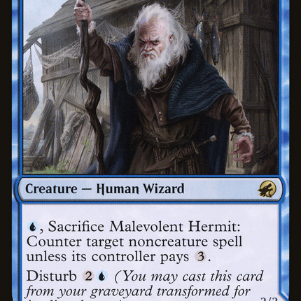Malevolent Hermit // Benevolent Geist [Innistrad: Midnight Hunt]