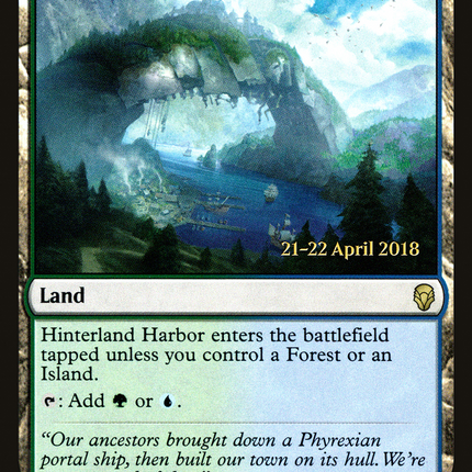 Hinterland Harbor [Dominaria Promos] Prerelease Foil