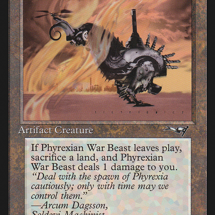 Phyrexian War Beast [Alliances]