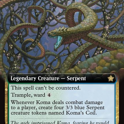 Koma, World-Eater (Extended Art) [Foundations] Foil