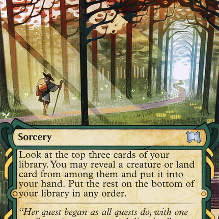 Adventurous Impulse (Showcase) (Borderless) [Strixhaven Mystical Archive]