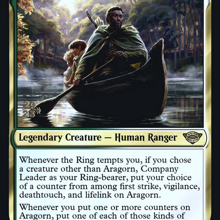 Aragorn, Company Leader [Tales of Middle-earth Promos] Prerelease Foil