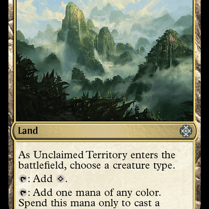 Unclaimed Territory [The Lost Caverns of Ixalan Commander]