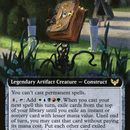 Codie, Vociferous Codex (Extended Art) [Strixhaven: School of Mages]