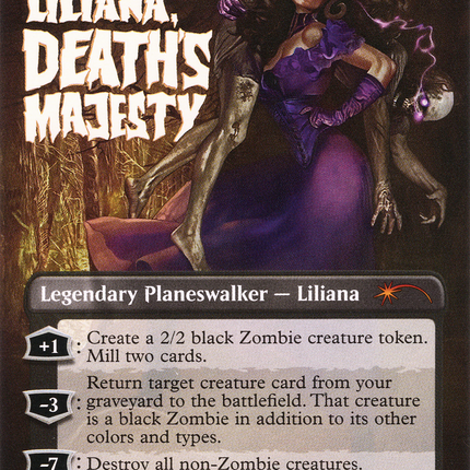 Liliana, Death's Majesty (Borderless) [Secret Lair Drop]