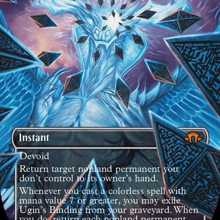 Ugin's Binding (Borderless) [Modern Horizons 3] Foil
