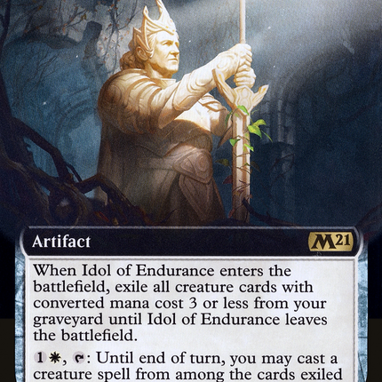 Idol of Endurance (Extended Art) [Core Set 2021]
