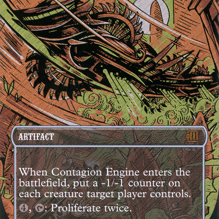 Contagion Engine (Borderless) [Breaking News] Textured Foil