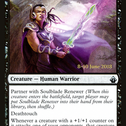Soulblade Corrupter [Battlebond Promos] Prerelease Foil