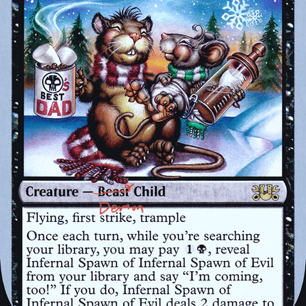 Infernal Spawn of Infernal Spawn of Evil [The List (Unfinity Foil Edition)] Foil