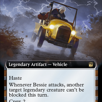 Bessie, the Doctor's Roadster (Extended Art) [Doctor Who]