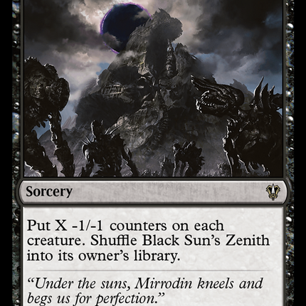 Black Sun's Zenith [Murders at Karlov Manor Commander]