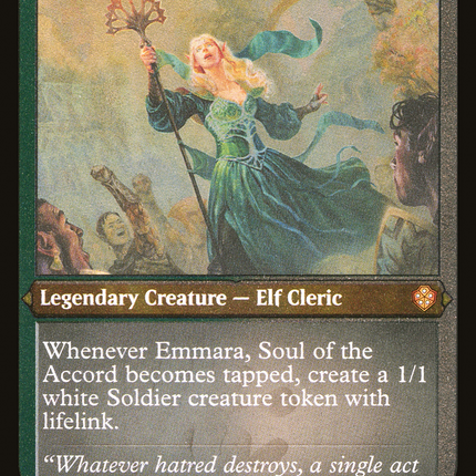 Emmara, Soul of the Accord [Starter Commander Decks] Etched Foil