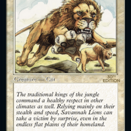 Savannah Lions (Retro) [30th Anniversary Edition]
