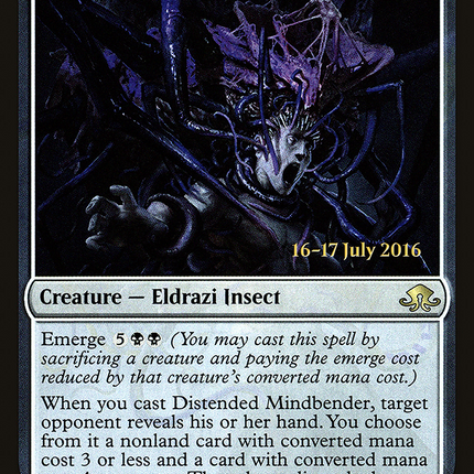 Distended Mindbender [Eldritch Moon Promos] Prerelease Foil
