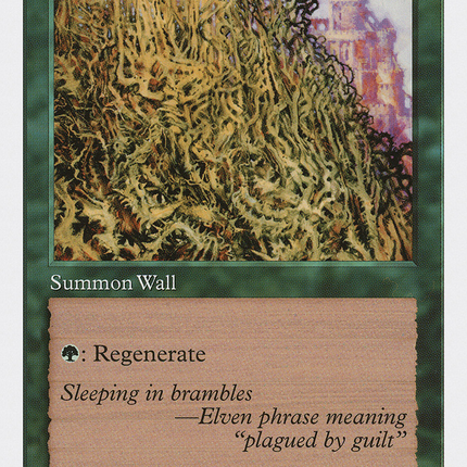 Wall of Brambles [Fifth Edition]