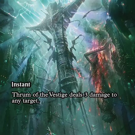 Thrum of the Vestige - Lightning Bolt (Showcase) [FINAL FANTASY: Through the Ages] Foil
