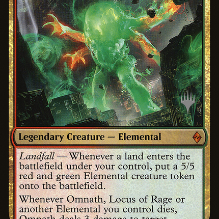 Omnath, Locus of Rage [Battle for Zendikar Promos]