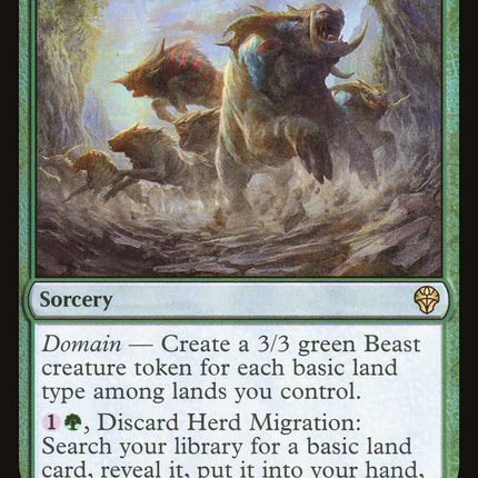 Herd Migration [Dominaria United] Bundle Foil