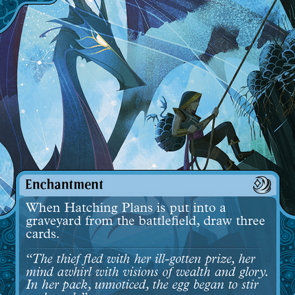 Hatching Plans (Showcase) (Borderless) [Wilds of Eldraine: Enchanting Tales]