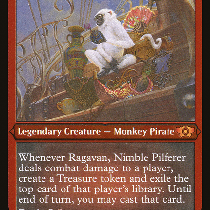 Ragavan, Nimble Pilferer [Multiverse Legends] Etched Foil