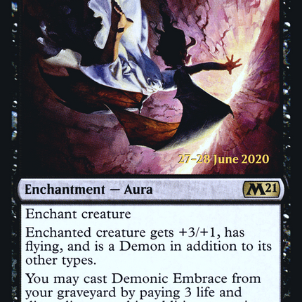 Demonic Embrace [Core Set 2021 Promos] Prerelease Foil