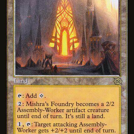 Mishra's Foundry (Retro) [The Brothers' War] Foil