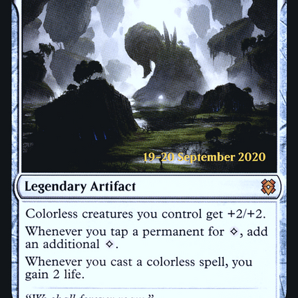 Forsaken Monument [Zendikar Rising Promos] Prerelease Foil