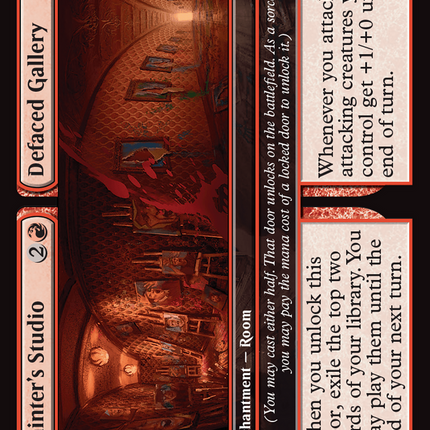 Painter's Studio // Defaced Gallery [Duskmourn: House of Horror]