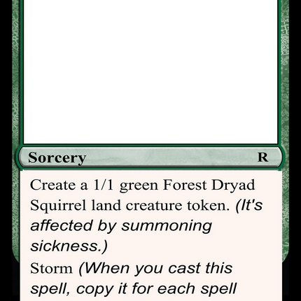 Chatterstorm and Awaken the Woods [Unknown Event]
