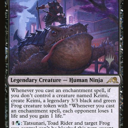 Tatsunari, Toad Rider [Kamigawa: Neon Dynasty Promos]