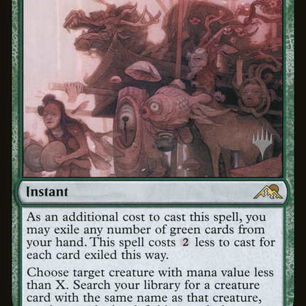 March of Burgeoning Life [Kamigawa: Neon Dynasty Promos]