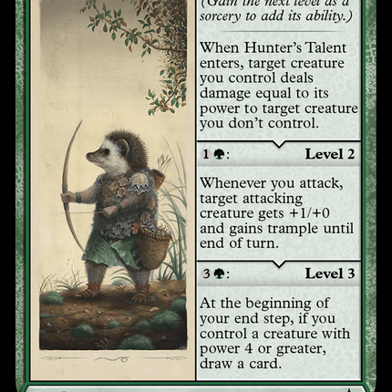 Hunter's Talent [Bloomburrow] Foil