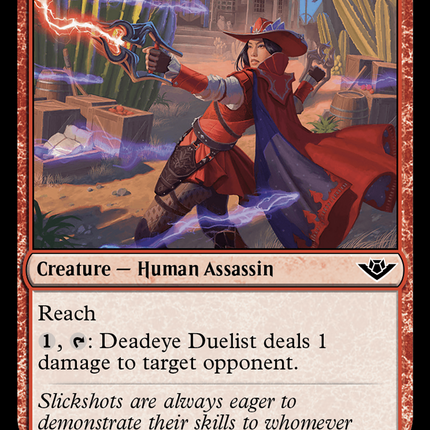 Deadeye Duelist [Outlaws of Thunder Junction] Foil