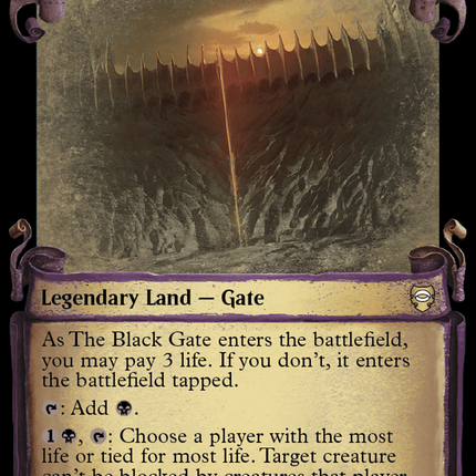 The Black Gate (Showcase) [Tales of Middle-earth Commander]