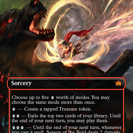 Season of the Bold (Showcase) (Borderless) [Bloomburrow]