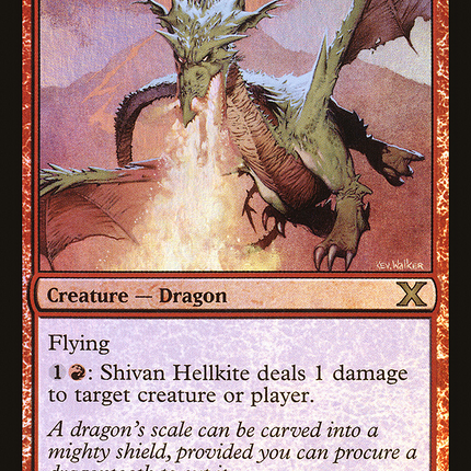 Shivan Hellkite [Tenth Edition] Foil