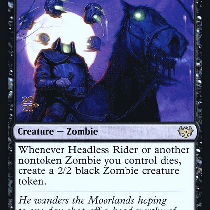Headless Rider [Innistrad: Crimson Vow Promos] Prerelease Foil