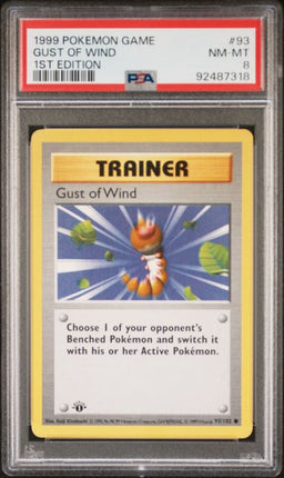 1999 Pokemon Game Gust of Wind #93 1st Edition PSA NM-MT 8