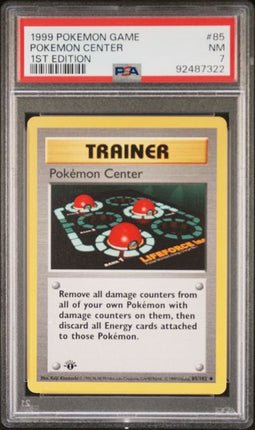 1999 Pokemon Game Pokémon Center #85 1st Edition PSA NM 7