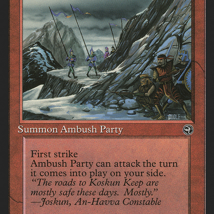 Ambush Party [Version 2] (080) [Homelands]