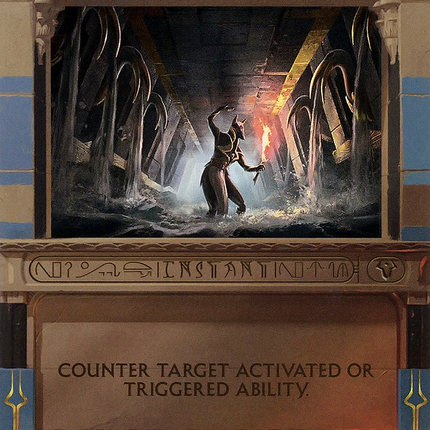 Stifle (Borderless) [Amonkhet Invocations] Foil